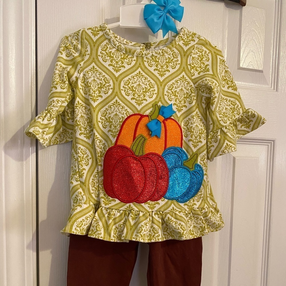 Emily Rose Fall Outfit and Hairbow